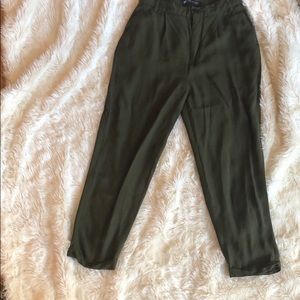 Zara olive green trouser